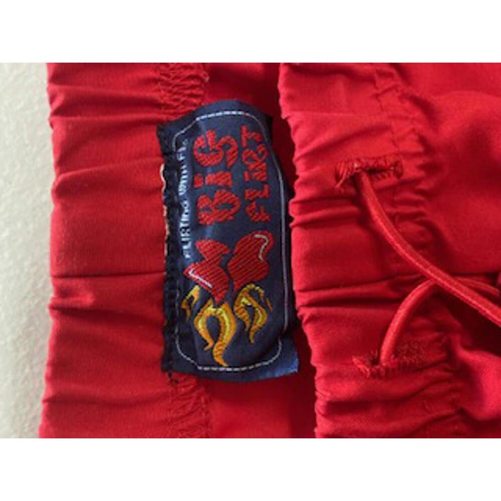 Big Flirt Red Satin Shorts - Picture 2 of 7